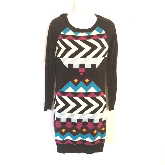 Jessica Simpson Multicolor Sweater Dress Size M